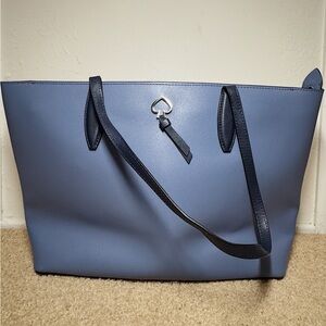Kate Spade Blue Leather Tote